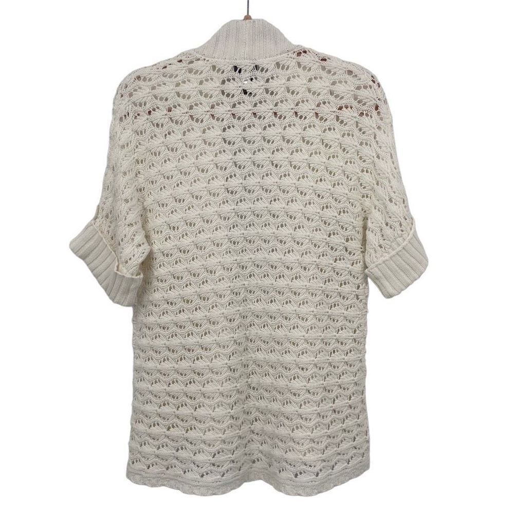 Chico’s Additions Open Front Cardigan Cream Small‎ - Picture 4 of 7
